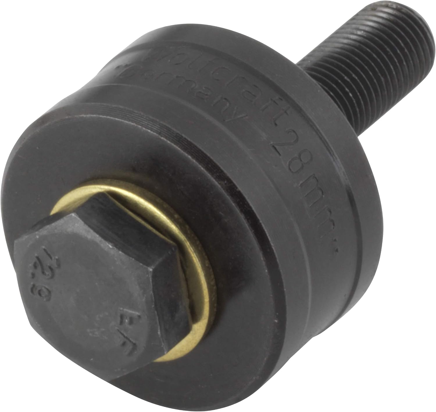wolfcraft Hole Cutter diameter 28 mm I 3752000 I For punching clean and precise holes in stainless steel sinks with ease