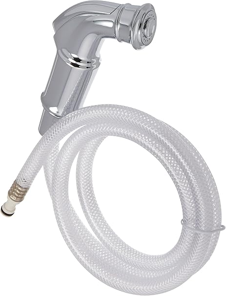 Moen 144474 Replacement Hose And Spray Kit Chrome Faucet Spray