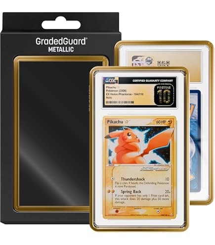 GradedGuard llic Gold PSA専用　保護ケース Amazon.com: GradedGuard Metallic Matte BGS Card Slab Protector