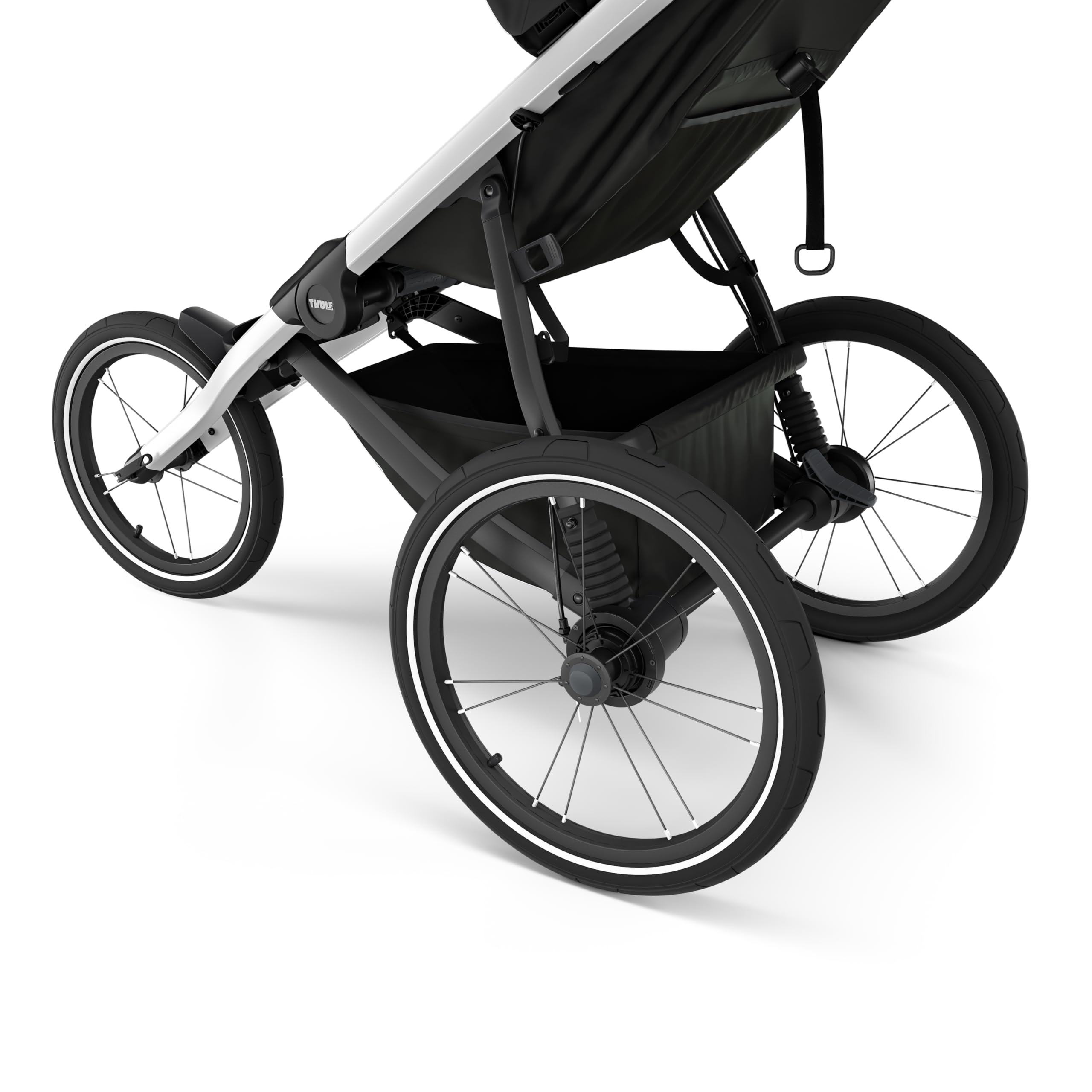 Thule Glide 3 Single Child All-Terrain & Jogging Stroller, Lightweight, air-Filled Tires, Twist Hand Brake, Fixed Front Wheel