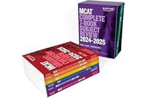 MCAT Complete 7-Book Subject Review 2024-2025, Set Includes Books, Online Prep, 3 Practice Tests (Kaplan Test Prep)
