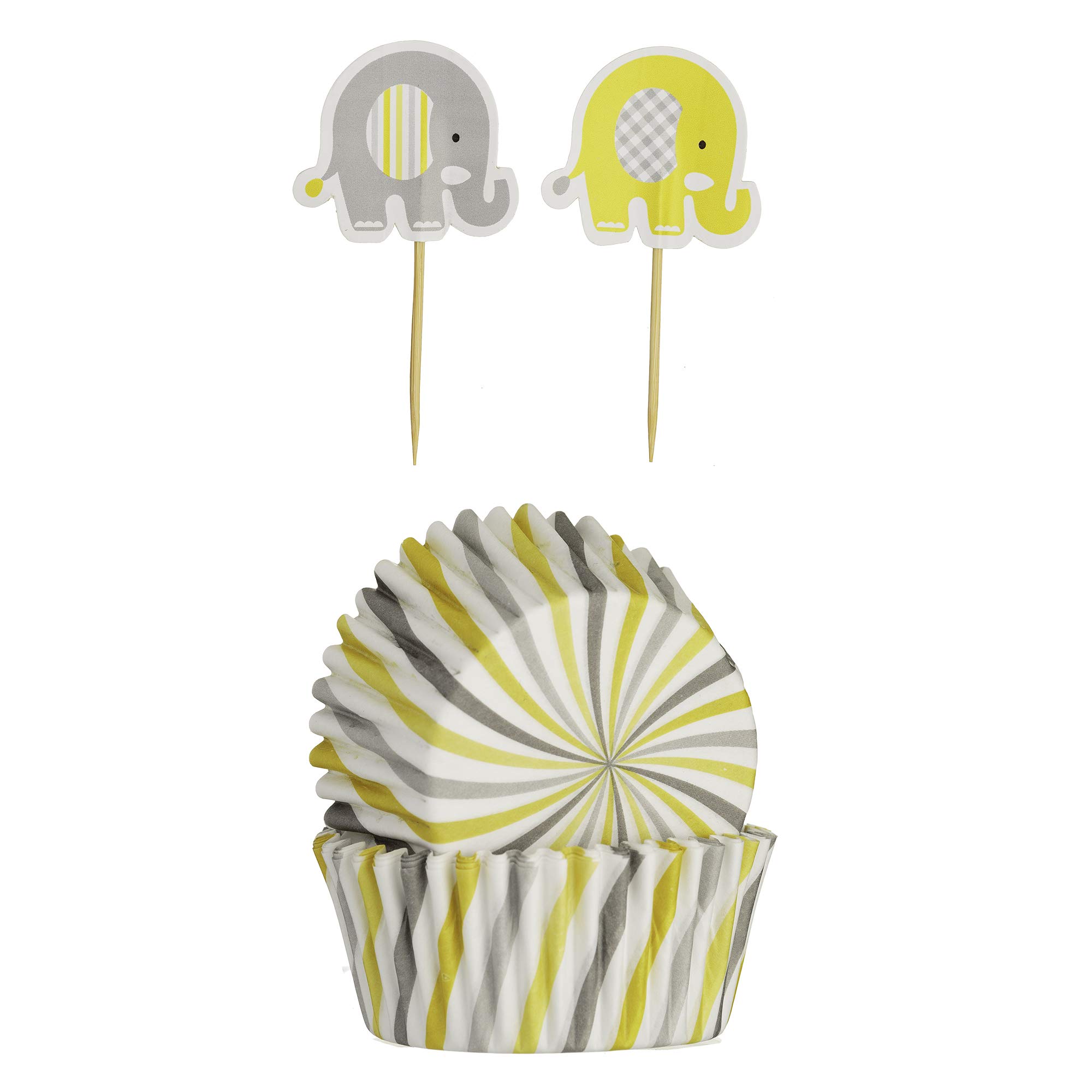 Mason Cash 48 Elephant Cupcake Case & Toppers