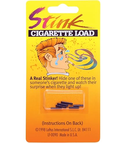 Amazon.com: Classic Stink Cigarette Loads Prank Gag : Toys & Games