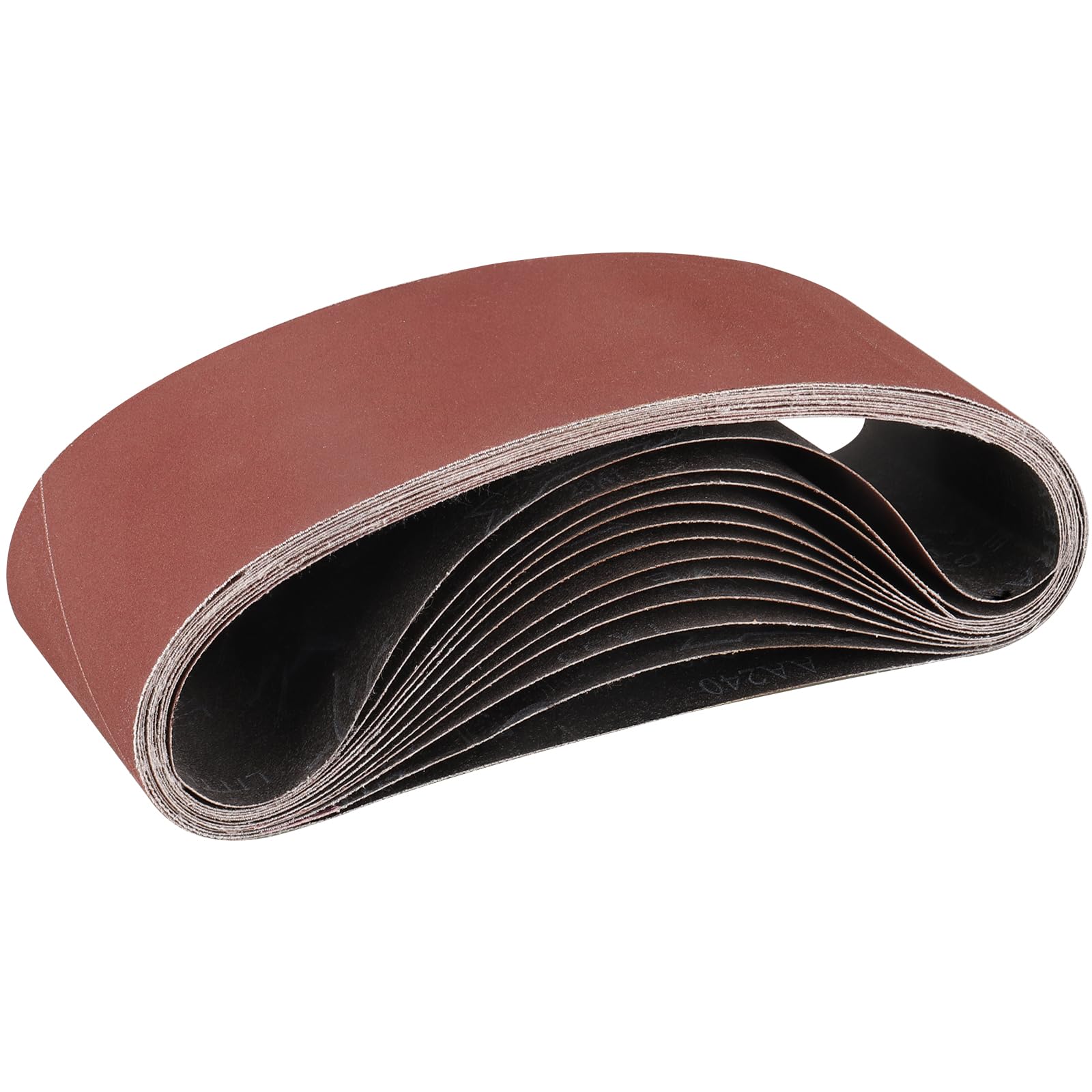 STEBRUAM Sanding Belt 100 x 610 mm,12PCS 240 Grit