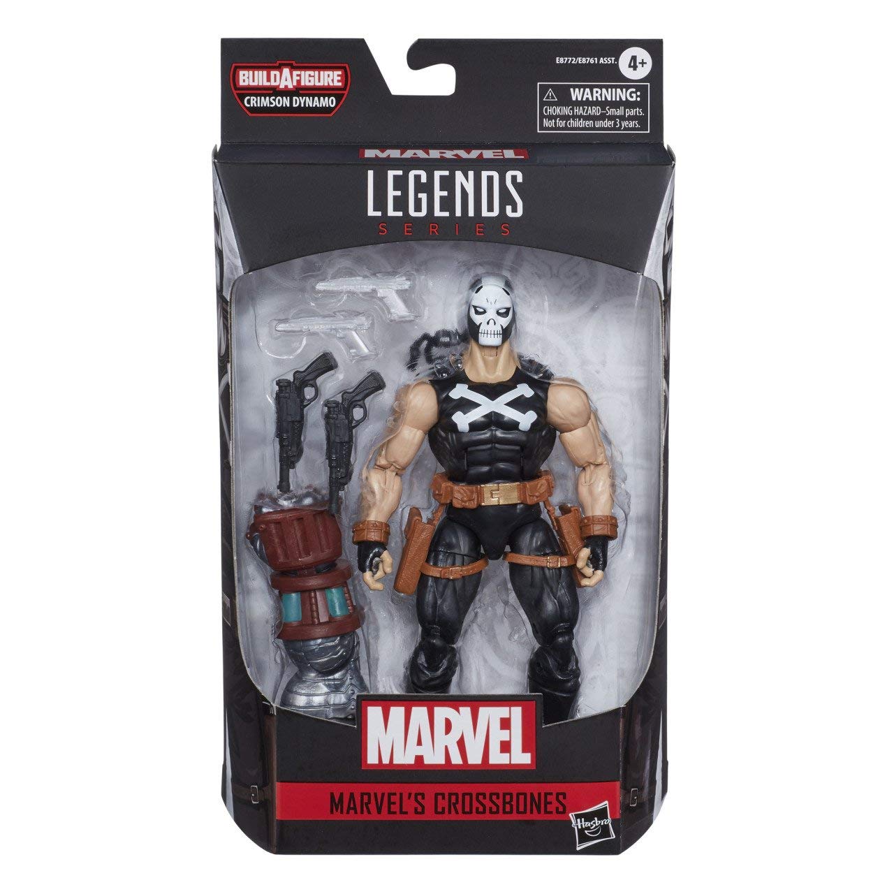 Marvel Hasbro Black Widow Legends Series 15-cm Collectible Crossbones Action Figure Toy, Premium Design, 4 Accessories, Ages 4 And Up