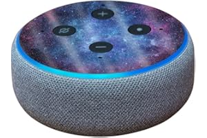 MIGHTY SKINS MightySkins Glossy Glitter Skin for Amazon Echo Dot (3rd Gen) - Nebula | Protective, Durable High-Gloss Glitter Finish | Easy to Apply, Remove, and Change Styles | Made in The USA (GL-AMEDOT3-Nebula)