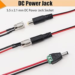weideer 12Pcs 10A DC Power Jack Cord Socket