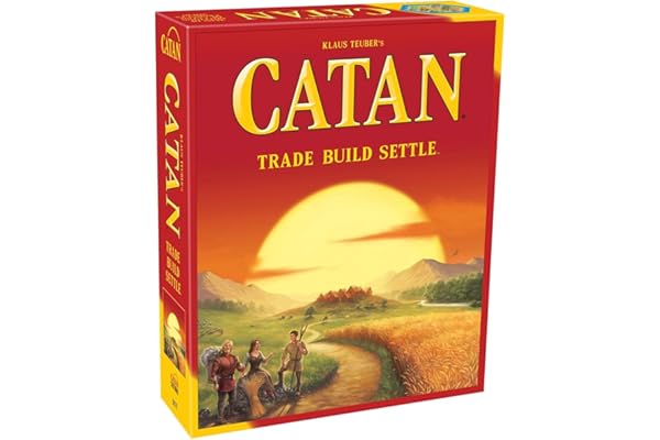 CATAN Board Game (Base Game) | Family Board Game | Board Game for Adults and Family | Adventure Board Game | Ages 10+ | for 3 to 4 Players | Average Playtime 60 Minutes | Made by Catan Studio