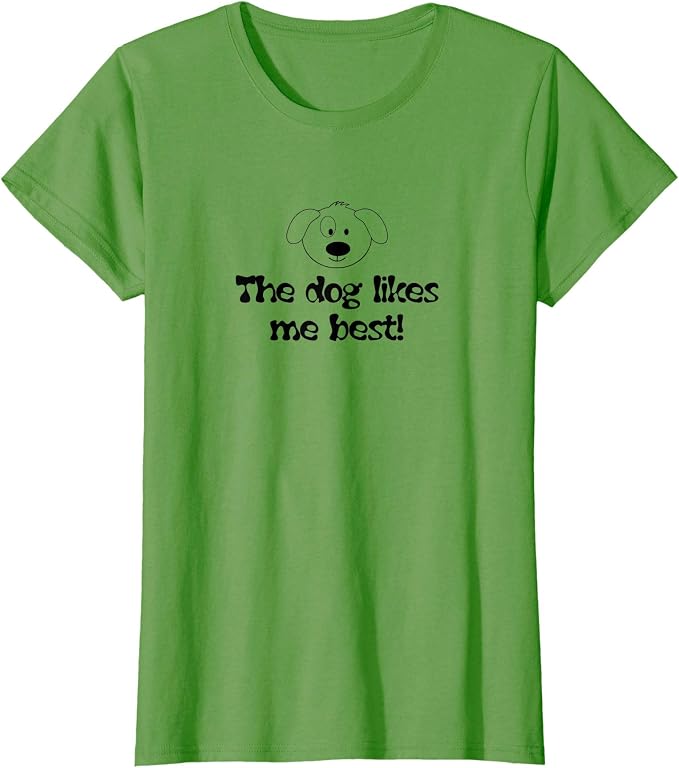 Amazon Dog Likes Me Best Funny Pet Owner T shirt For Dog Lovers Clothing