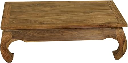 En Bois Dur Massif Opium Table Basse De Style Indien 120 Cms X 70 Cms Amazon Fr Cuisine Maison