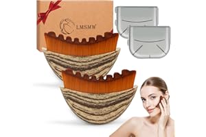 Lymphatic Contour Face Brush, Lymphatic Drainage Massager Face Brushes, 2 Pack Soft Facial Sculpting Tool for Reduce Puffines