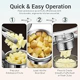AEX Potato Ricer Heavy Duty Stainless Steel Masher Lemon Juicer Kitchen Tool view 3