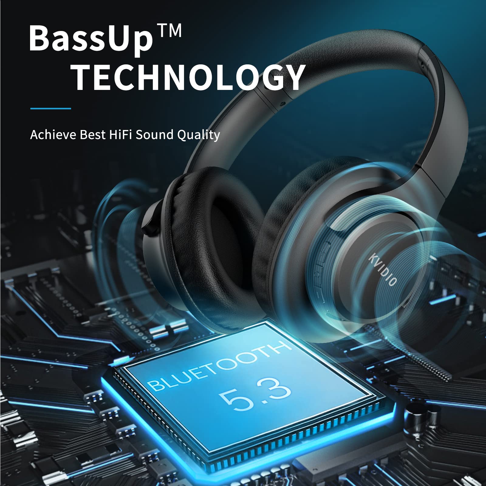 Bluetooth Headphones Over Ear