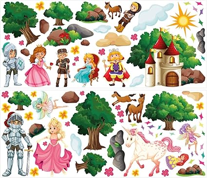Sticker Mural De Sticker Mural Chambre D Enfant Foret Enchantee Sticker Mural A Amazon Fr Cuisine Maison