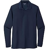 OGIO Unisex Caliber 2.0 Long Sleeve | Moisture Wicking Polo Shirt for Men & Women, Casual Long Sleeve Polo for Work