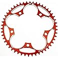 YBEKI 130 BCD Chainring 38T 40T 42T 44T 46T 48T 50T 52T 54T 56T 58T 60T Round Narrow Wide Single Chainwheel for 8 9 10 11 12 Speed Road Bike