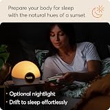 Lumie Bodyclock Rise 100 LED Light Alarm Clock Sunrise Sunset White NBCKE-2000 view 5