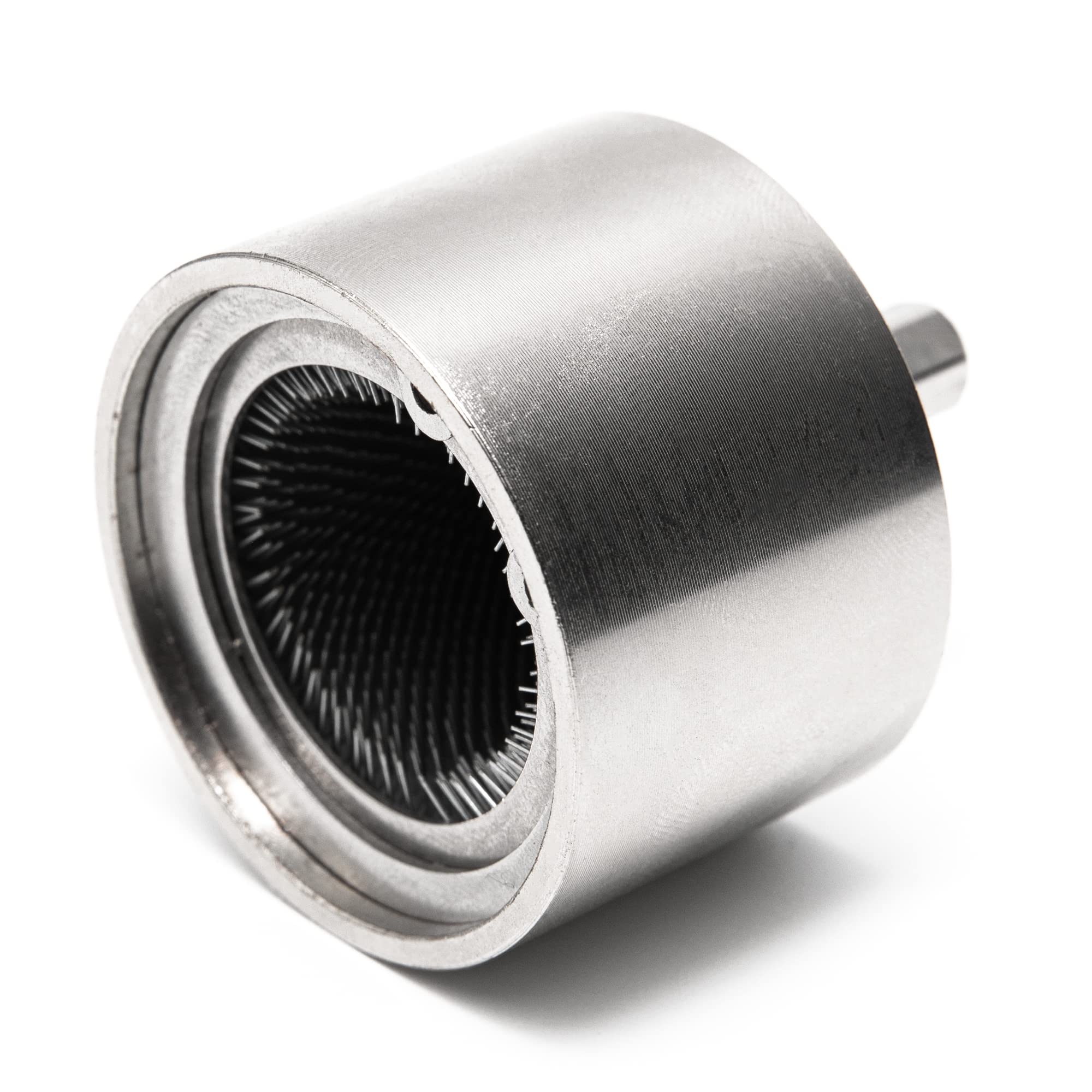 1" Full-Metal Copper Pipe Cleaner, 25.4mm Tube Cleaning Brush for Drill with Replaceable Brushes, for Professional Plumbers and Industrial Purposes