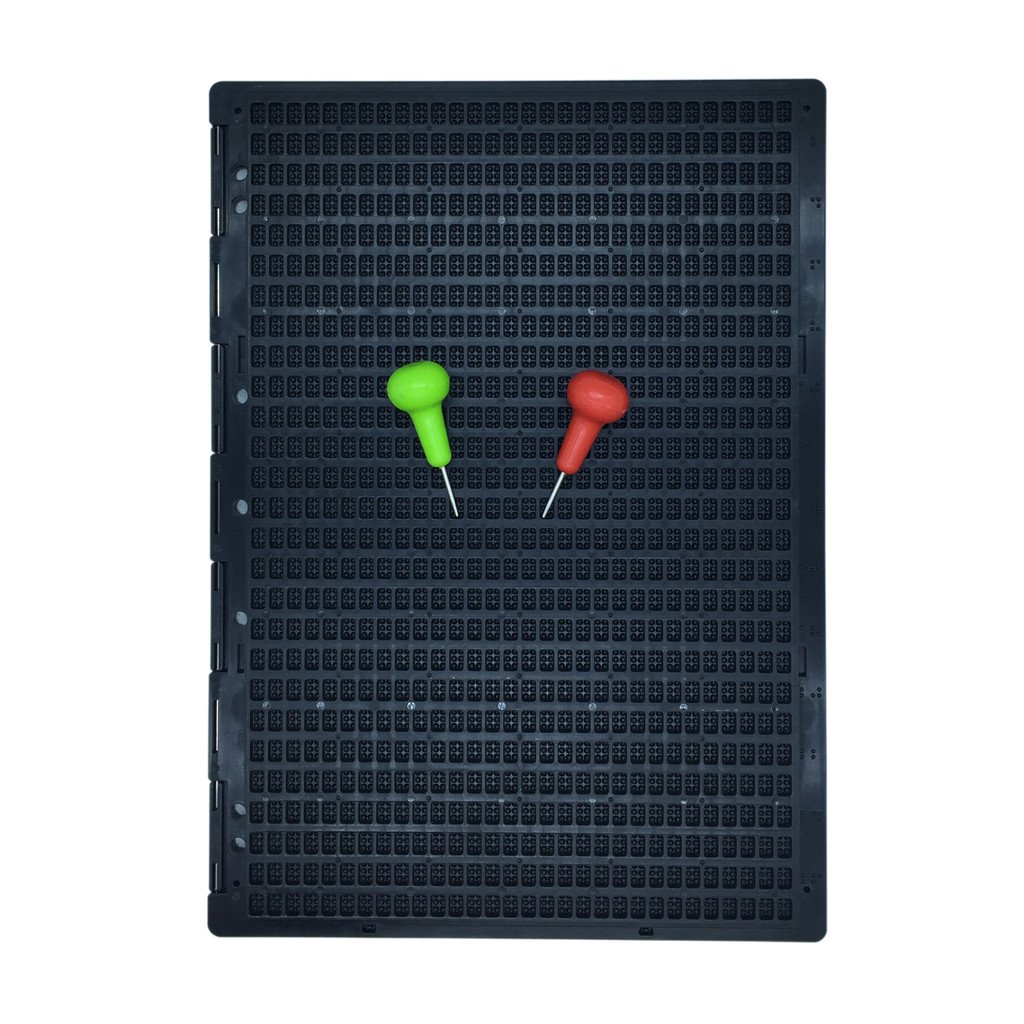 New 27 Lines 30 Cells Braille Writing Slate with 2 Pcs Stylus (Full Page)