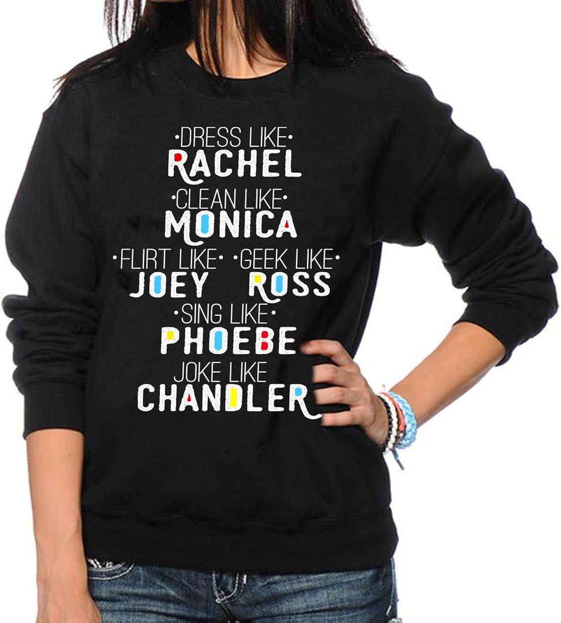 friends black sweatshirt