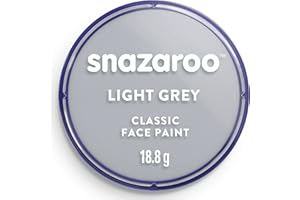Snazaroo Face Paint 18ml Individual Color, Light Grey