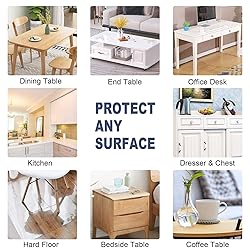 OstepDecor Clear Desk Pad, 16 x 72 Inch Clear Desk