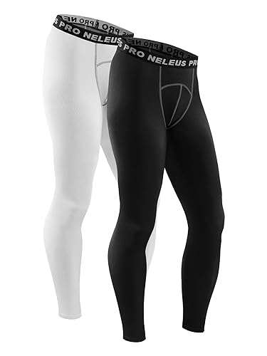 Neleus Men's Pack Compression Pants Running Tights Sport