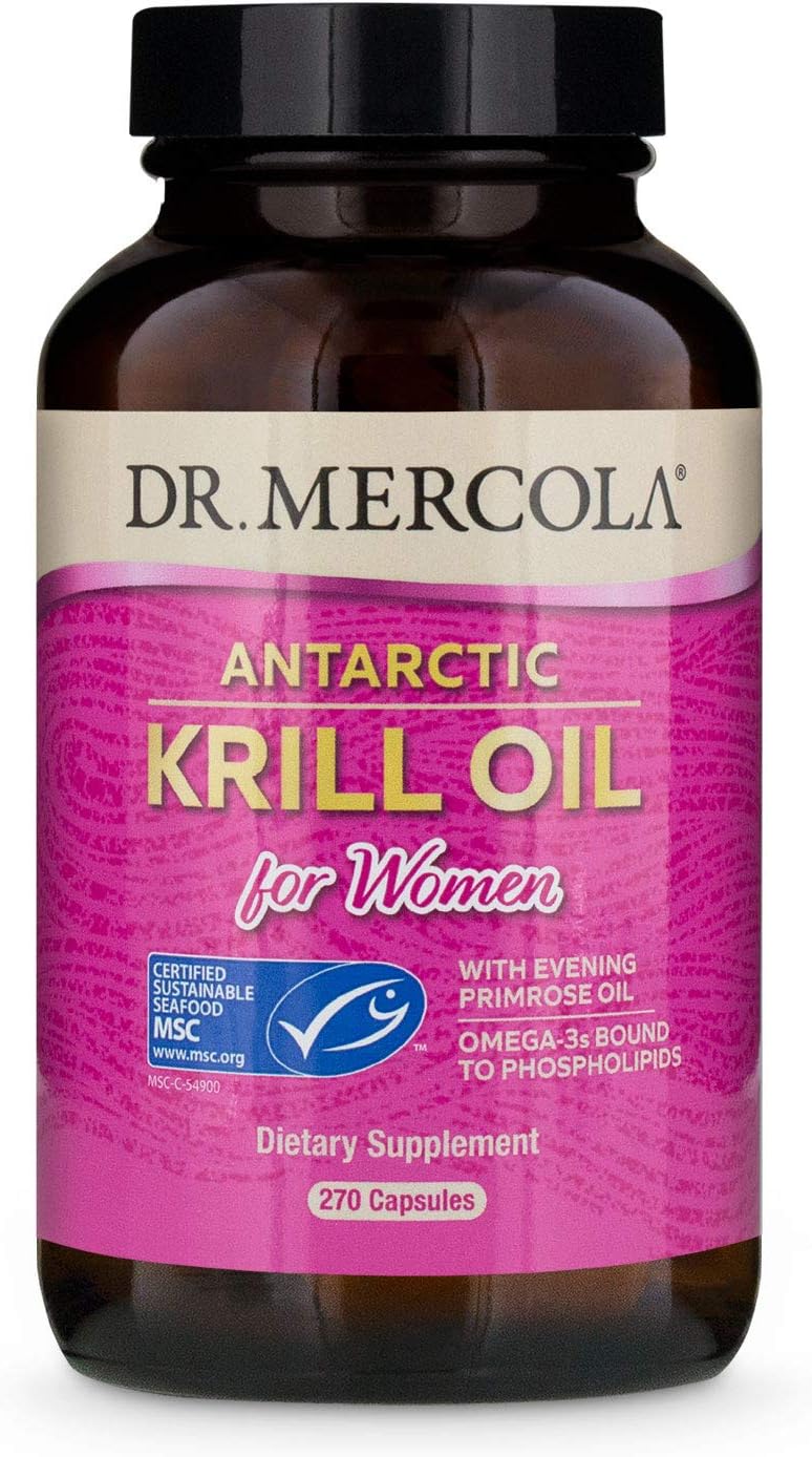 Dr. Mercola, Antarctic Krill Oil, 90 Servings (180 Capsules
