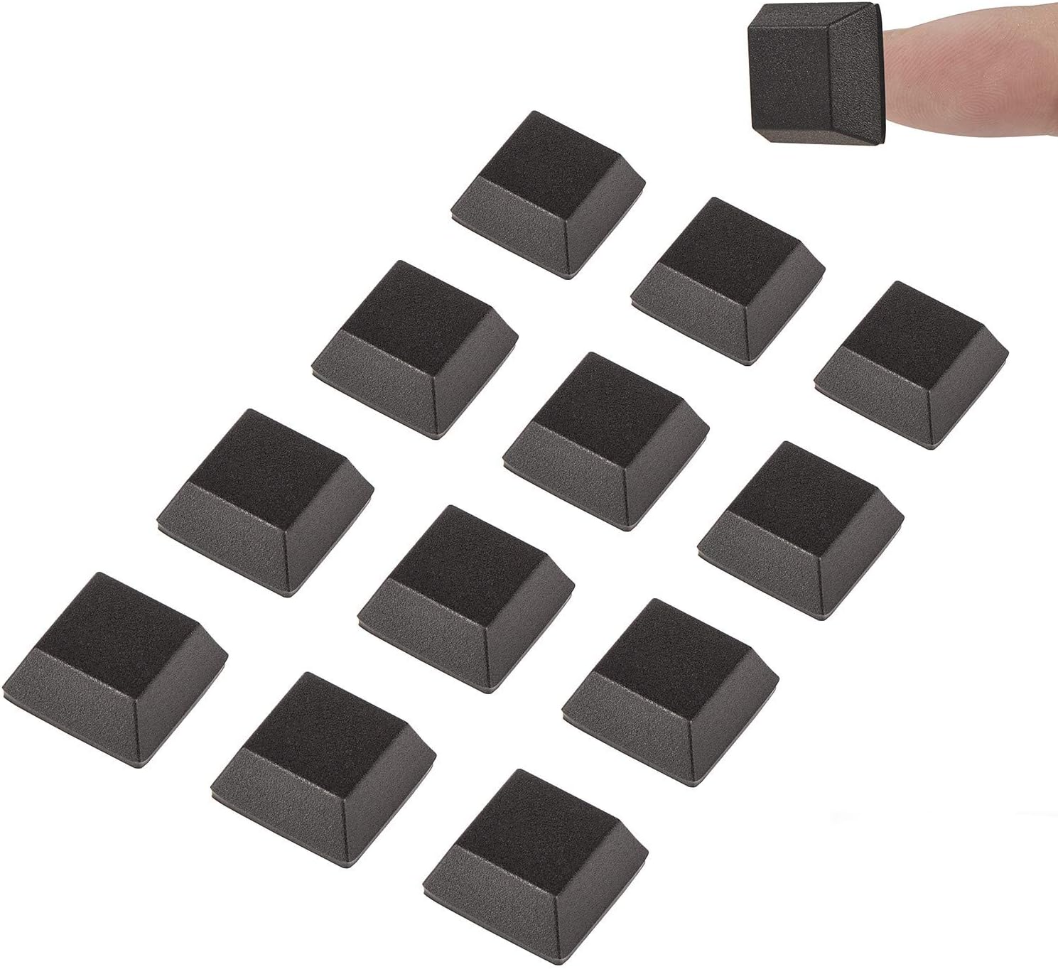 Black Rubber Feet 16PCS Self Adhesive Rubber Feet Bumper Pads Tall