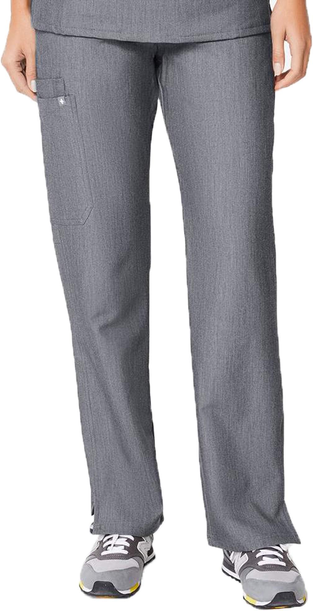 FIGSKade Cargo Scrub Pants for Women — Classic Fit, Straight Leg, 4 Pockets, Yoga Waistband, Anti-Wrinkle Women Scrub Pants