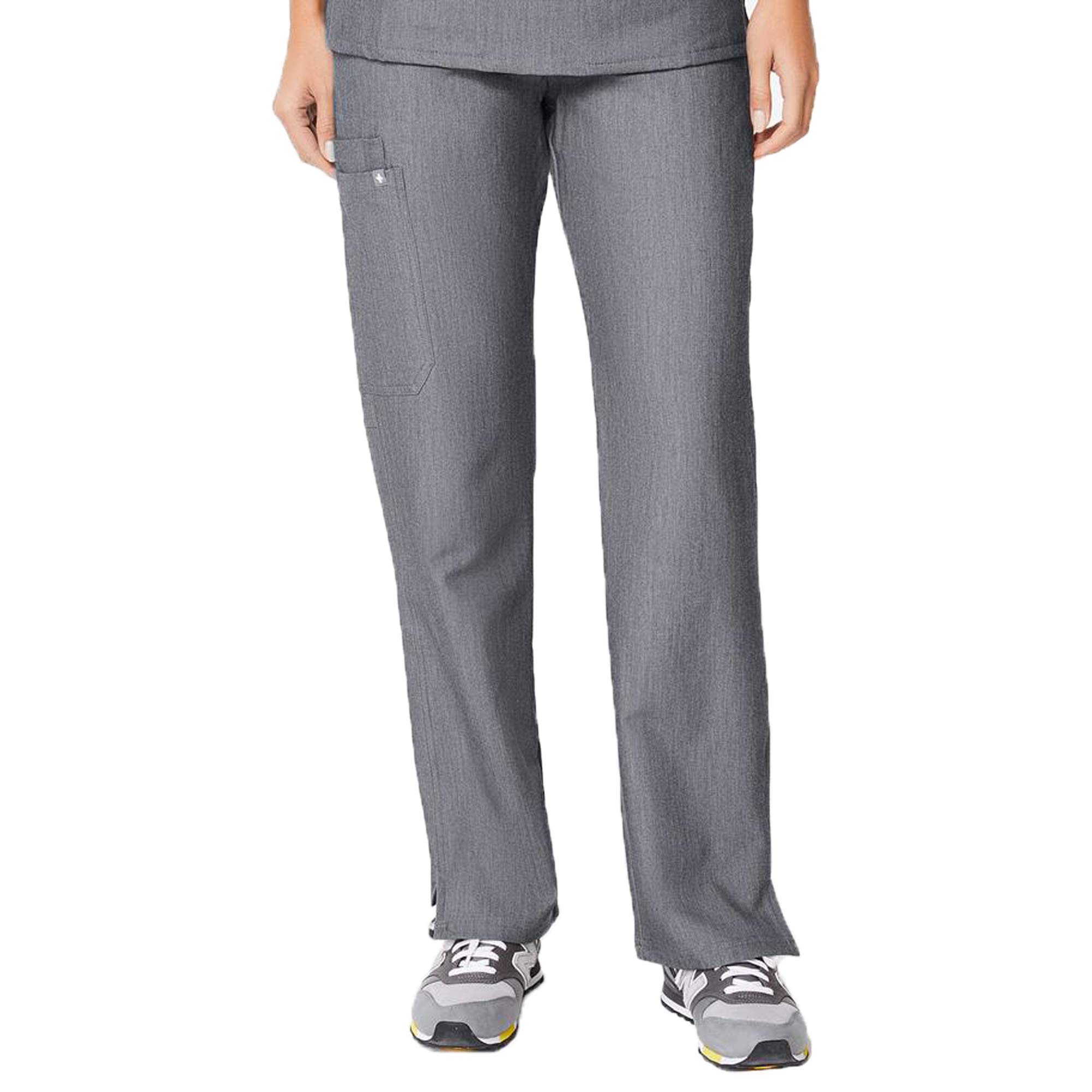 FIGSKade Cargo Scrub Pants for Women — Classic Fit, Straight Leg, 4 Pockets, Yoga Waistband, Anti-Wrinkle Women Scrub Pants