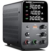 DC Power Supply Variable, Bench Power Supply with Encoder Adjustment Knob, Output Enable/Disable Button, Adjustable Power Sup