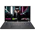 GIGABYTE AORUS 7: 17.3" FHD 1920x1080 360Hz, NVIDIA GeForce RTX 4060 Laptop GPU 8GB GDDR6, Intel Core i5-12500H, 16GB DDR4 RAM, 512GB SSD, Win11 Home (AORUS 7 9KF-E3US513SH), Black