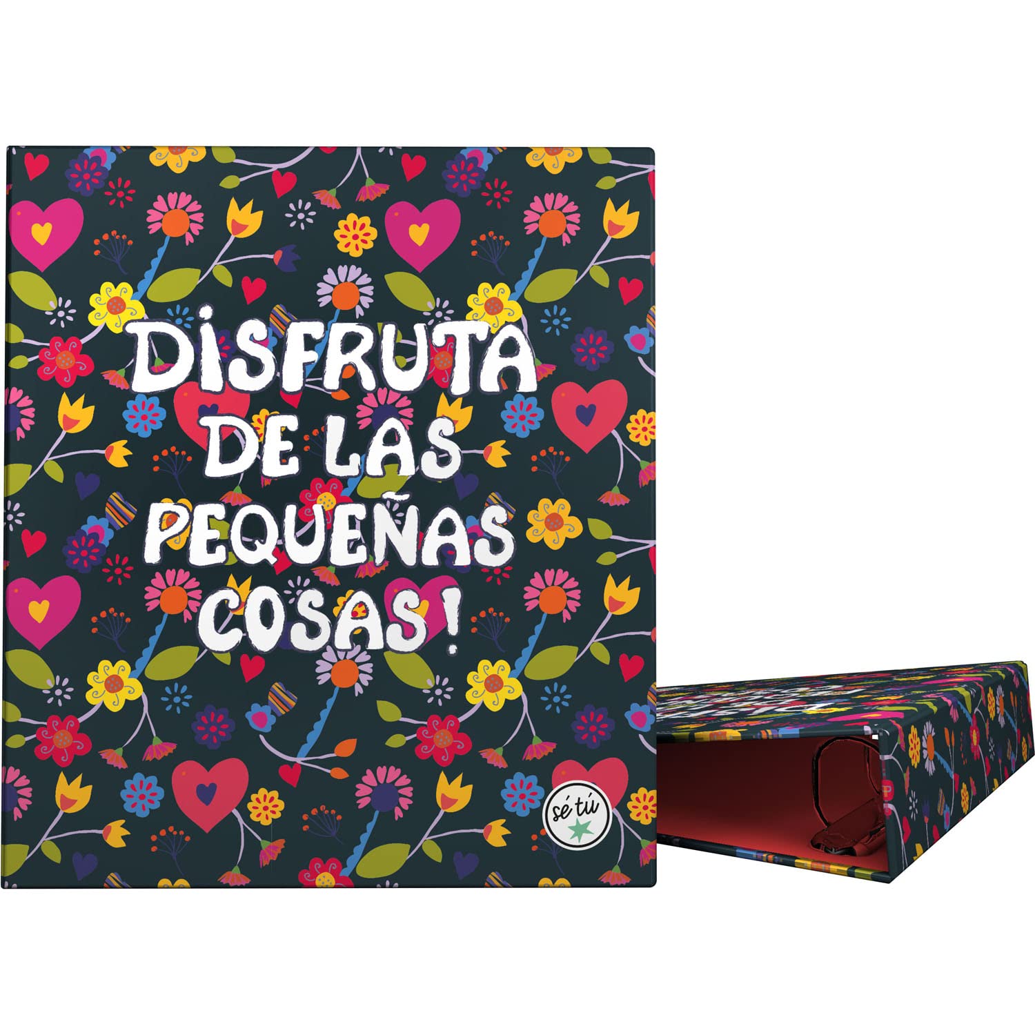 Grafoplás 88172662. Carpesano with A4 Rings, 4 Mixed Rings 40 mm, Soft Anti-Fingerprint, Be You Collection, Enjoy