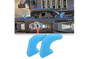 JWWY Bumper Tow Hook Covers Tow Trailer Hitch Receiver Cover Towing Hitch Rubber Sleeve Protector Cover Trim Fit for 2007-202