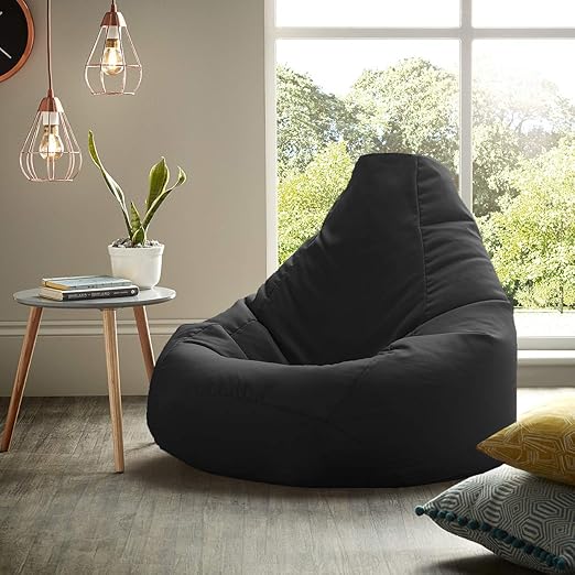 Beautiful Beanbags Adult Highback Beanbag Large Bean Bag Chair For