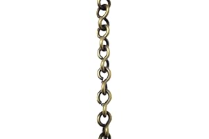 RCH Hardware CH-20-AB Brass Chandelier Chain, Antique Brass (1 Foot)