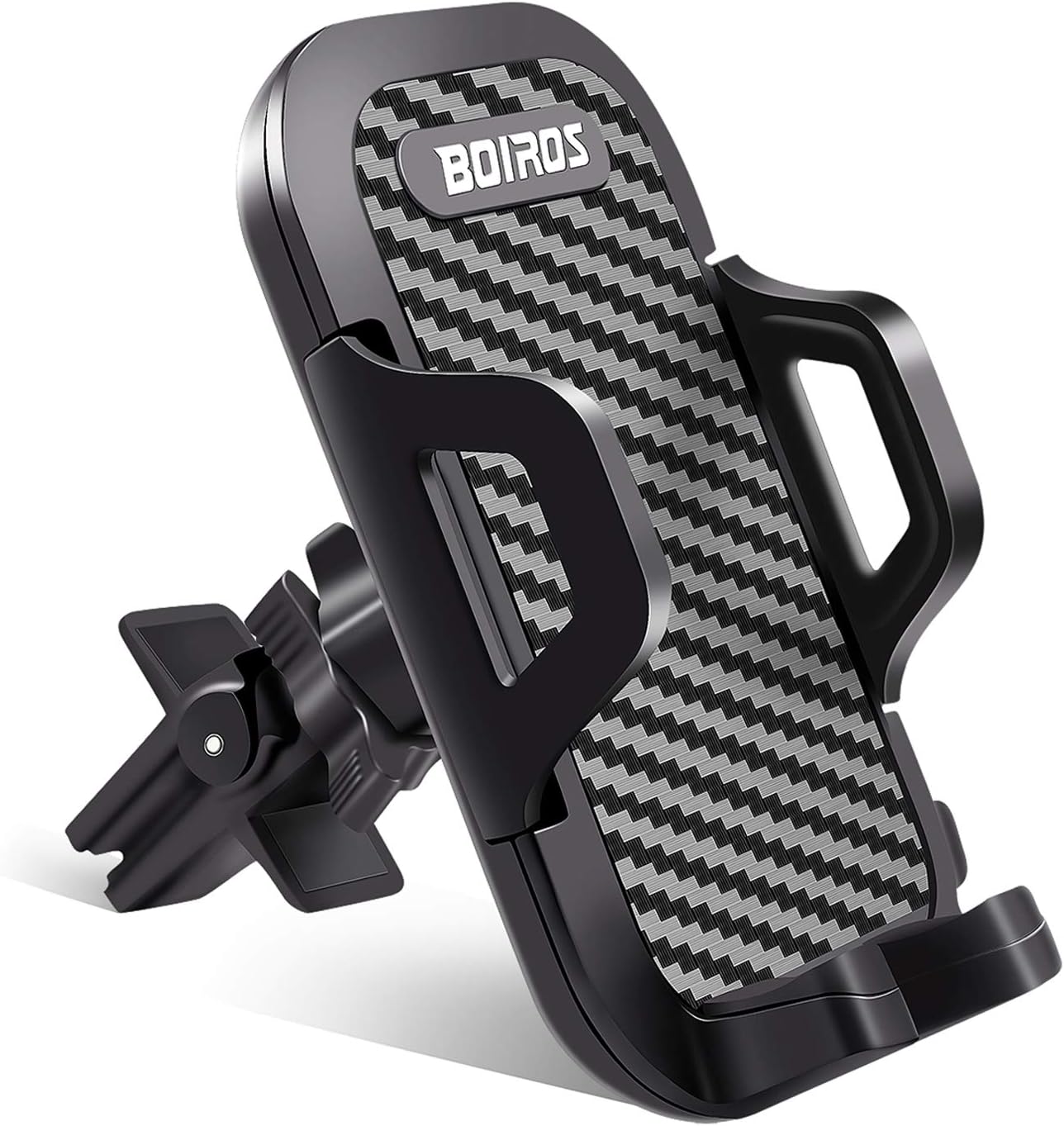 Car Phone Mount, Air Vent Cell Phone Holder for Car Phone Holder Cradle Clip Stand with Adjustable Clamp Switch Lock Universal Compatible for i Phone XS/XS MAX/XR/X 8/8 Plus/7, Note 9/8/S8/S8 Edge/S7