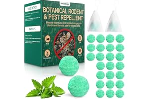 PESTXDROPS Mouse Rats Repellent 28 Pack, Peppermint Oil Moth Balls for Mice Rodent Deterrent, Natural Pest Control Pouches for Roaches, Ant, Cockroach, Spider, Safe for Humans & Pets, Indoor and Outdoor Use