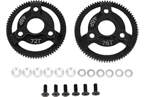 DKKY DKKY RACING DKKY Spur Gear for Traxxas 2WD Slash Drag Slash Bandit Upgrade Parts (72T-76T/48P)