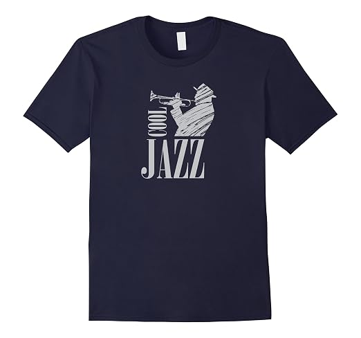 Mens Cool Jazz T-shirt 2XL Navy