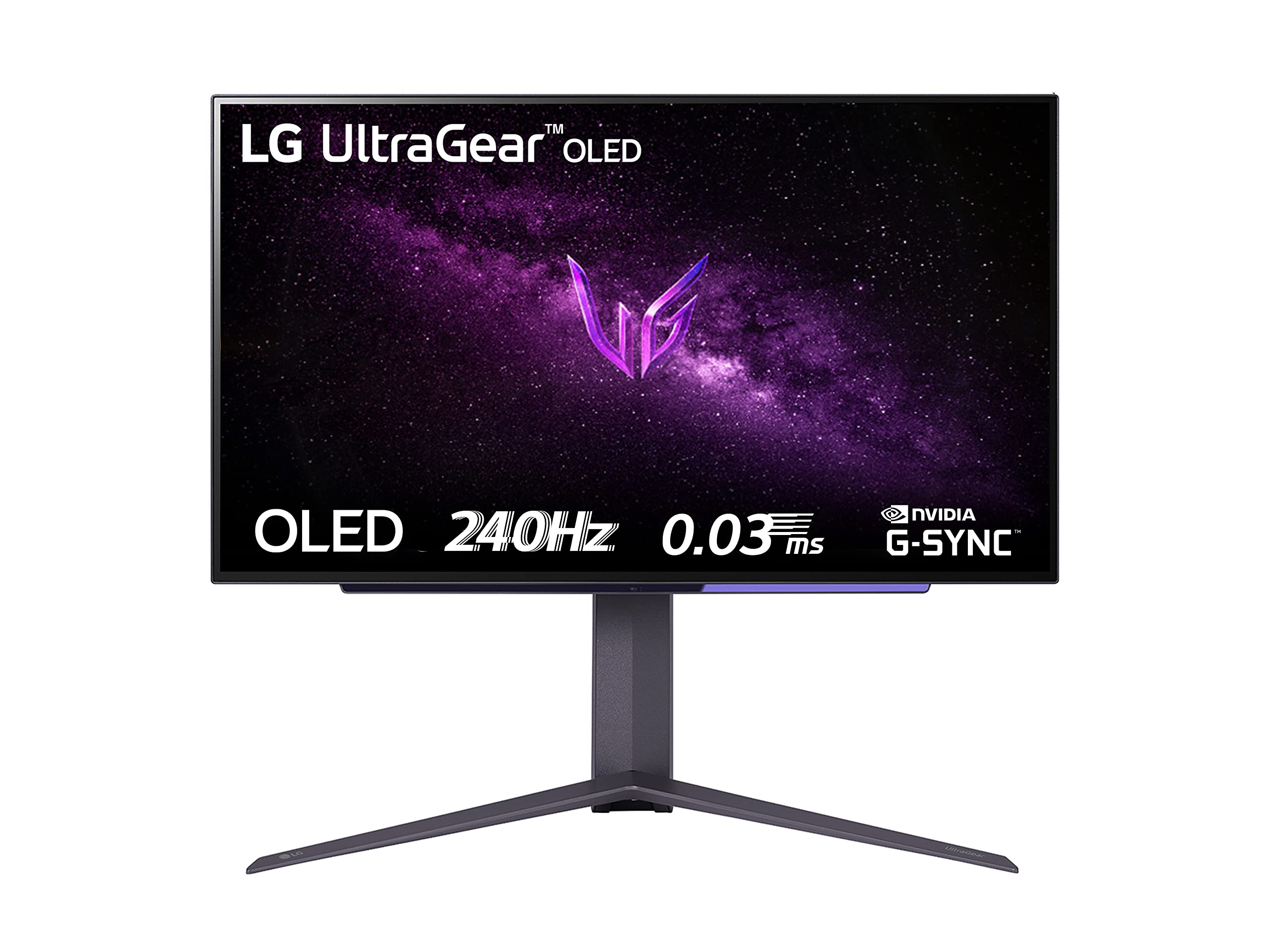 LG 27GR95QE UltraGear Gaming Monitor 27" QHD OLED HDR True Black, 2560x1440, 0.03ms, G-Sync Compatible, AMD FreeSync Premium 240Hz, HDMI 2.1 VRR (HDCP 2.3), Display Port 1.4, Flicker Safe, Nero