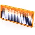 JINGLING Diamond Grinding Bits 2.5mm Spherical Head Bur w Shank 2.35mm Pack of 30Pcs