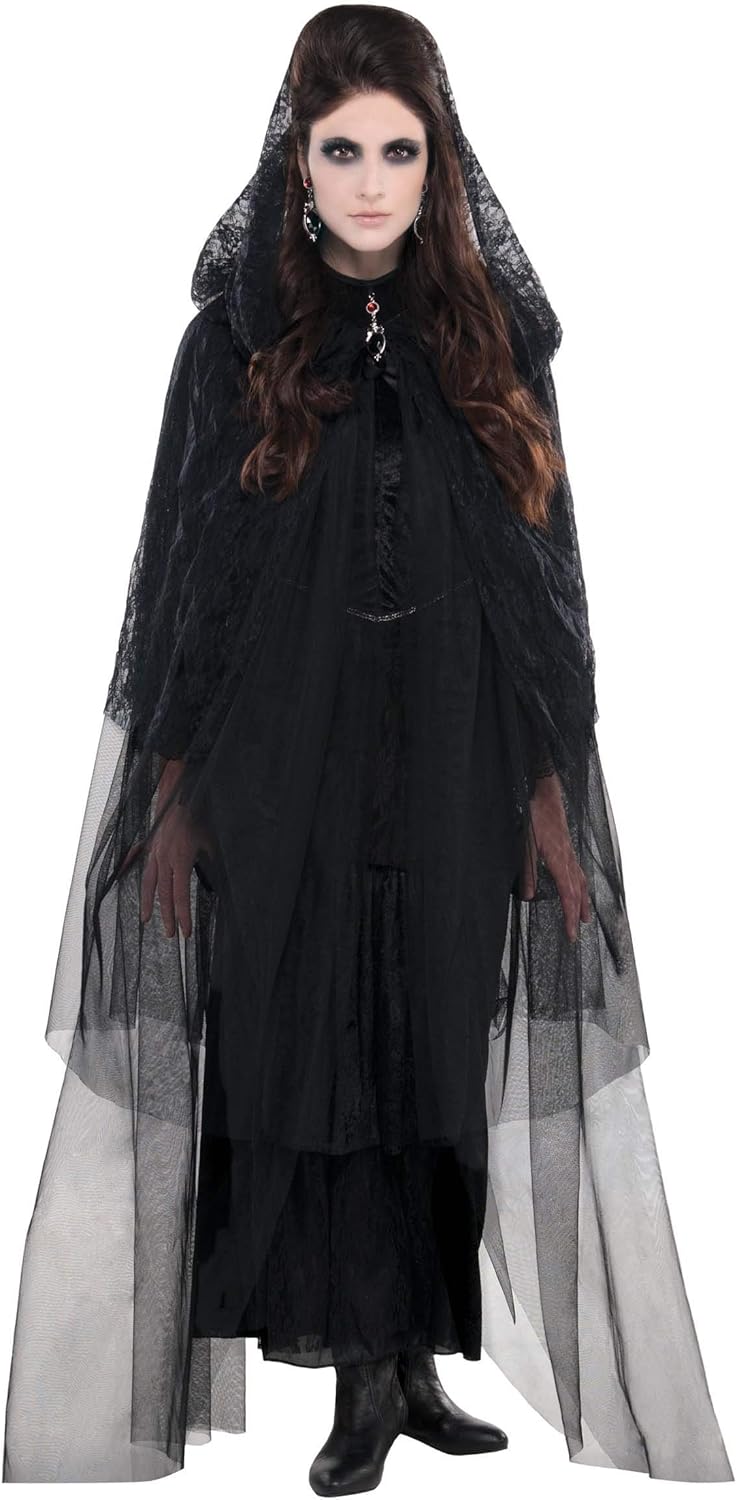 black lace cloak