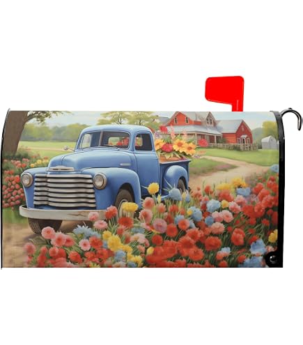 MailWraps Studio M Magnetic Mailbox Cover - Butterfly Dance Design, Standard Size 6.5"x19" - View #9