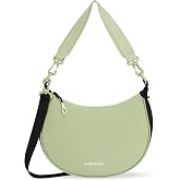 Sherpani Mina, 4L Crescent Bag, Shoulder Bag for Women | Lightweight Half Moon Crossbody Purse, Nylon Handbag, RFID Protection, Water Resistant, Plastic Hardware, Travel Gift for Her