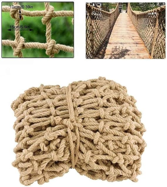 GFF Hemp Rope Retro Decorative Net Roof Decoration Net