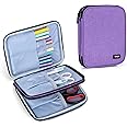 LUXJA Carrying Bag Compatible with Cricut Pen Set and Basic Tool Set, Double-layer Organizer Compatible with Cricut Accessories (Bag Only), Purple