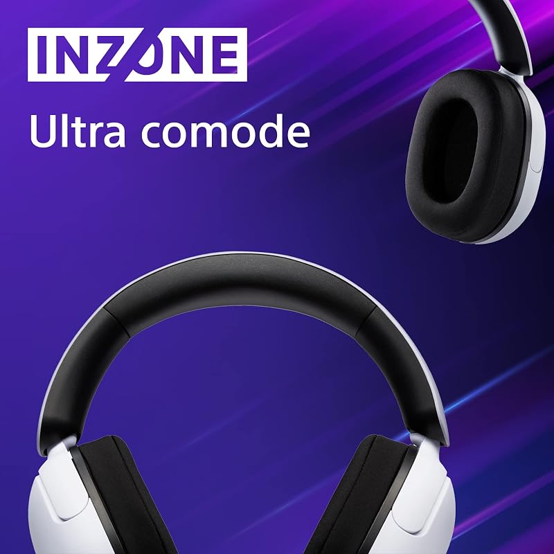 INZONE H3 | Cuffie Gaming, 360 Spatial Sound per Gaming, software Inzone Hub - Bianco Nero