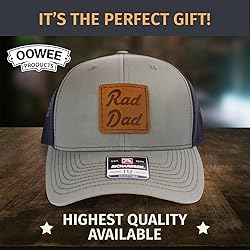 OOWEE Leather Patch Hat - Rad Dad | Richardson 112